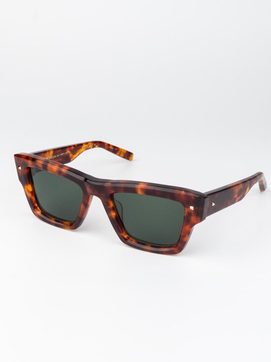 Valentino Women Sunglasses Havana Green Square XXII VLS-106 X main image 8